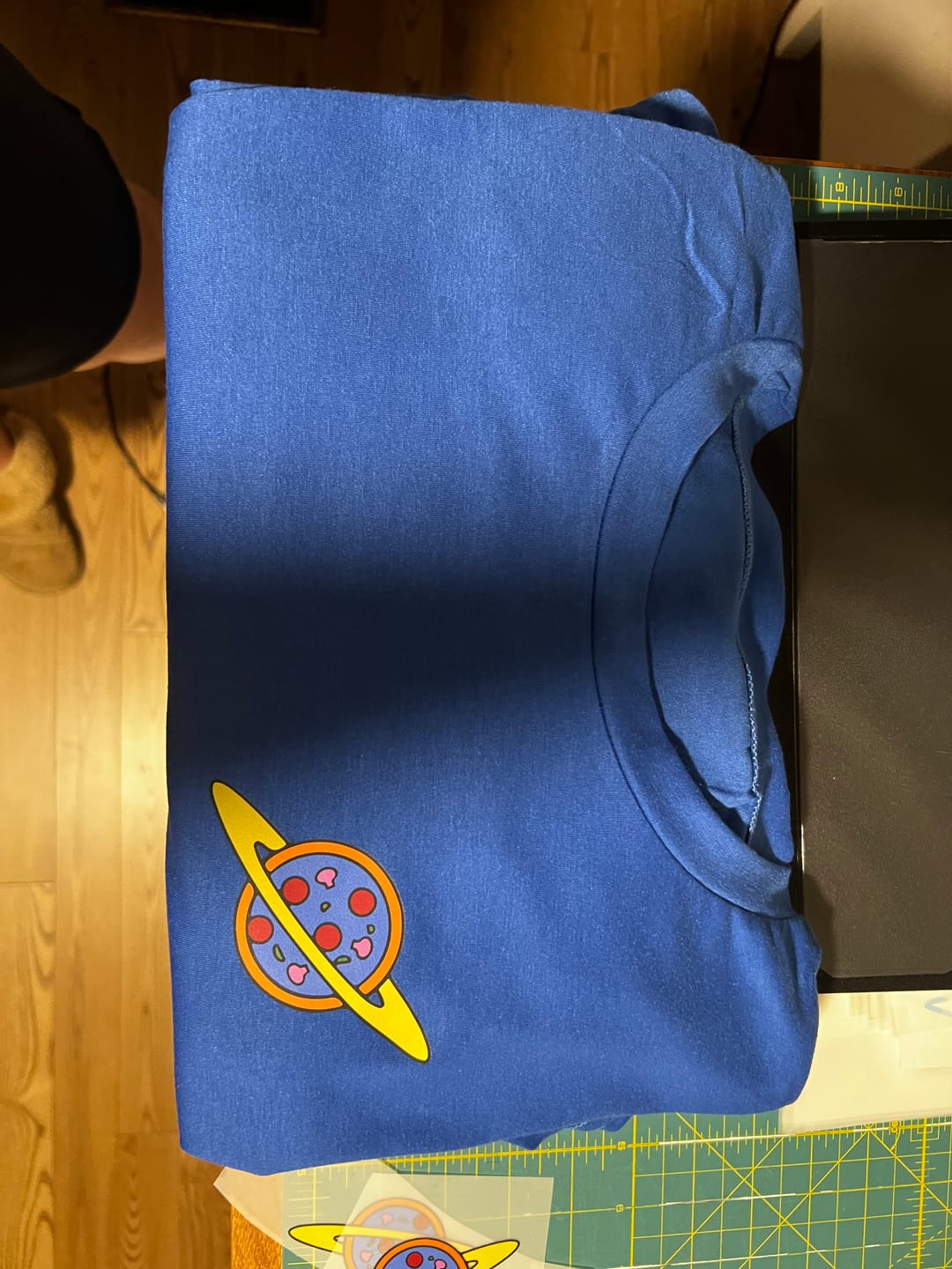 Customer photo review of Pizza Planet Logo - Toy Story, Svg, Dxf, Eps, Png