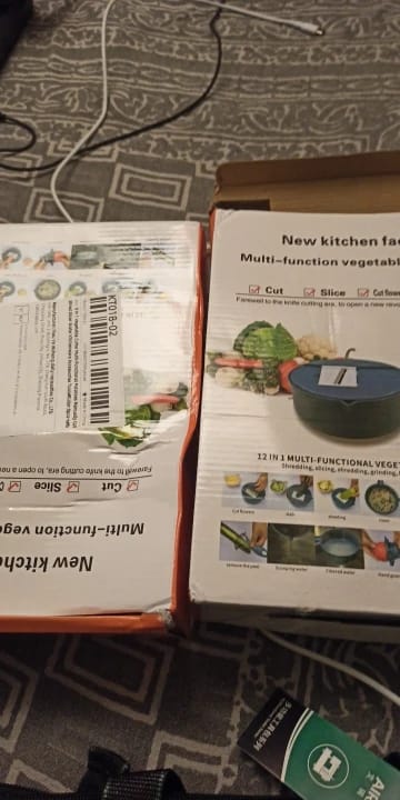 Customer photo review of 9-in-1 Vegetable Chopper, Slicer & Shredder