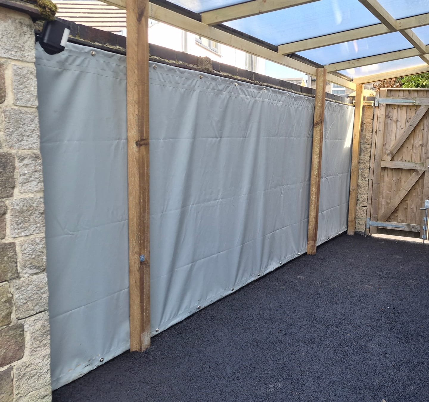 Customer photo review of Custom Tarpaulin Made To Measure