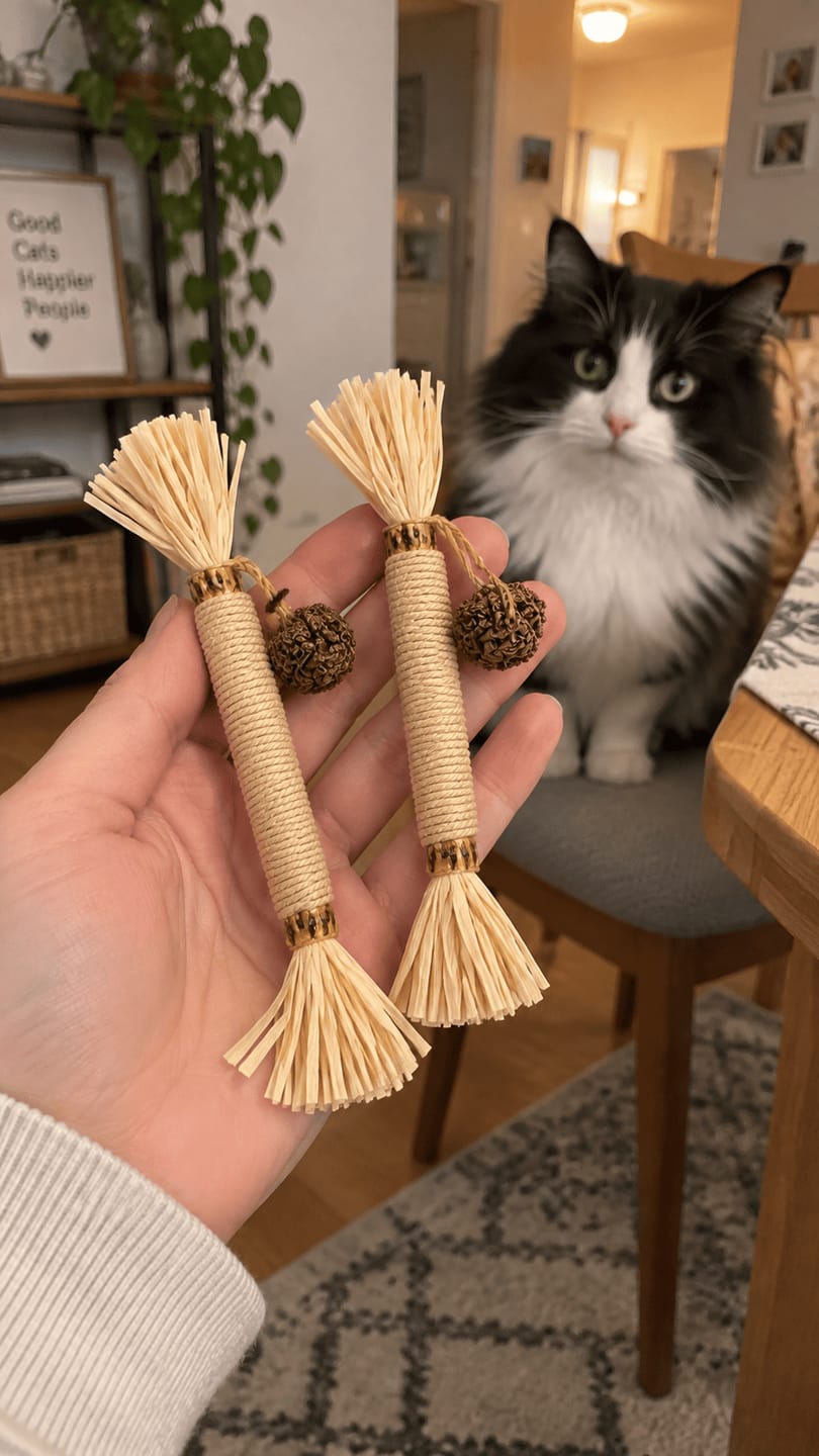 Customer photo review of Mordedor para Higiene Dental de Gatos