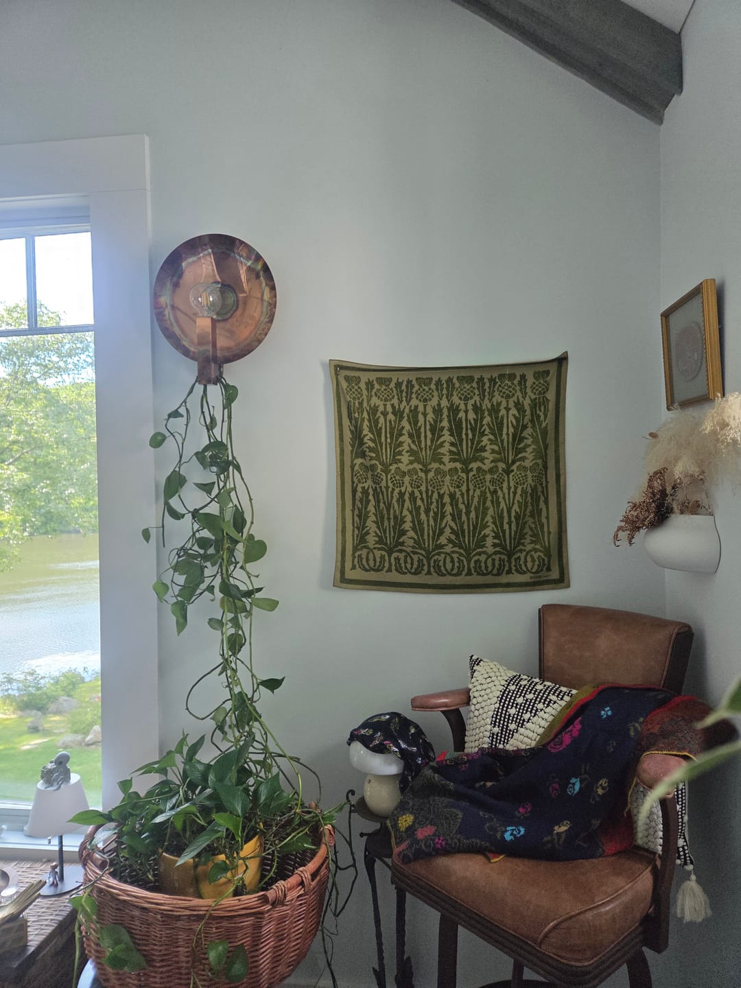 Customer photo review of Thistles Bandana