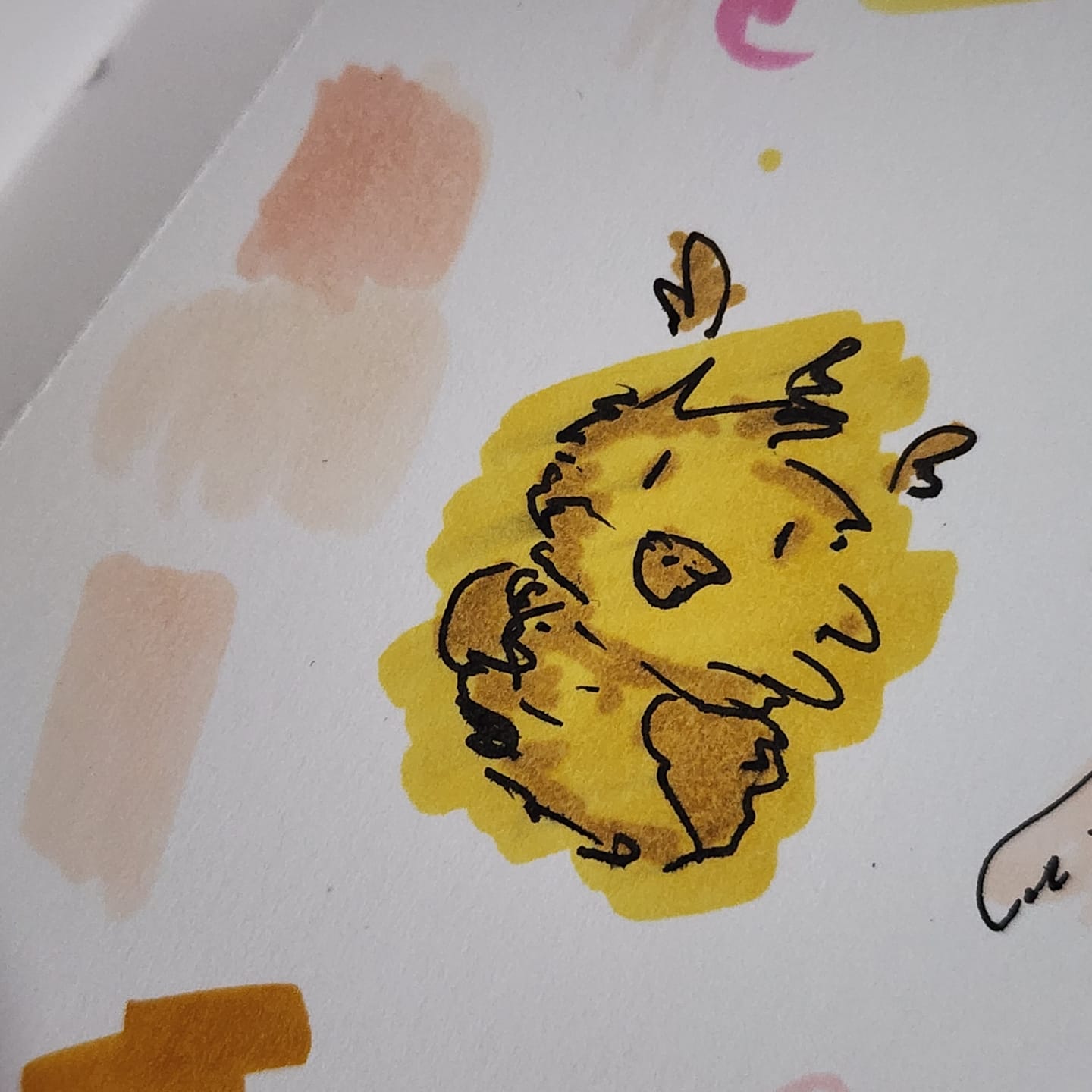 Customer photo review of Ohuhu Honolulu 120 Colors Dual Tips Alcohol Art Markers (New Color Codes)