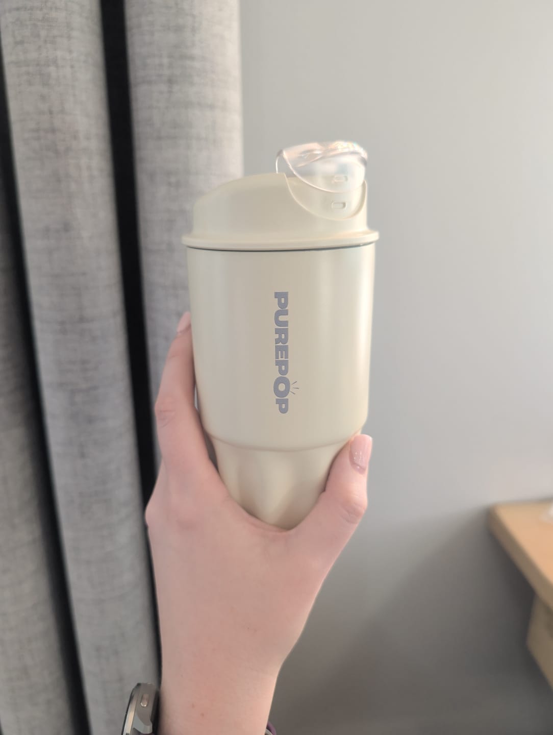 Customer photo review of Sip Series | Ivory