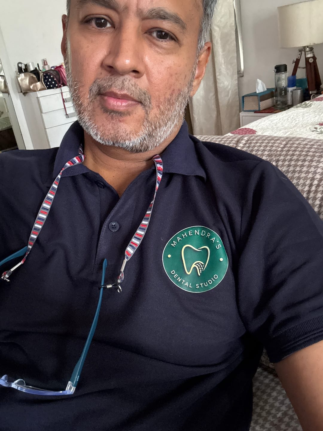 Customer photo review of Customized Polo T-Shirt With Your Company Logo | Order Logo Printed Tees | PrintMine.in