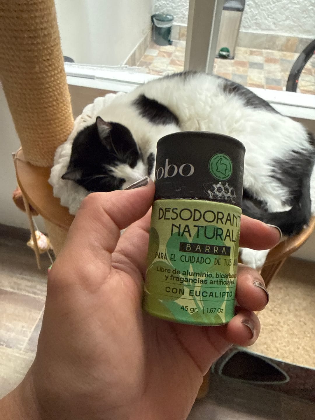 Customer photo review of Desodorante Natural