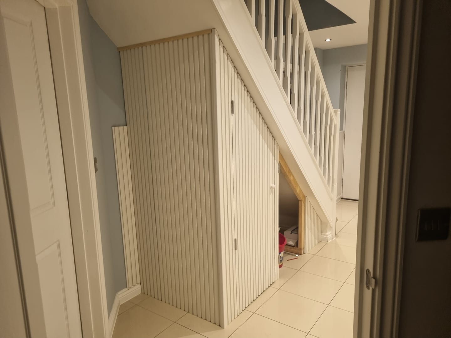 Customer photo review of Legacy Slatted Paintable MDF Panel