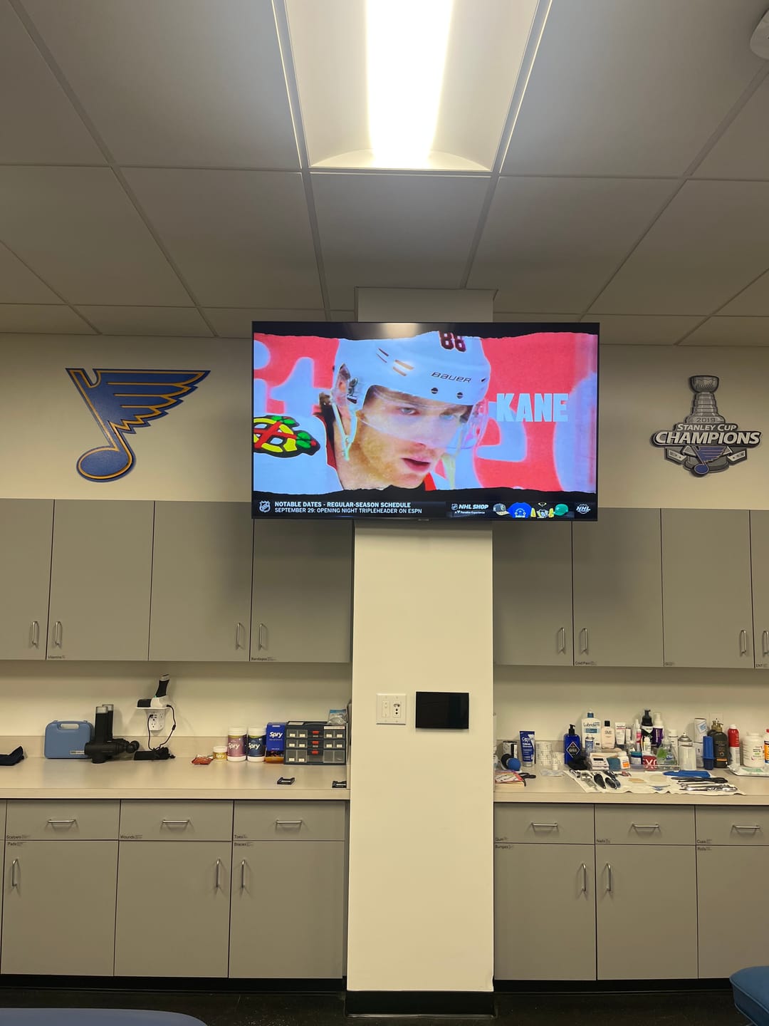 Customer photo review of St Louis Blues 3D Vintage Metal Wall Art
