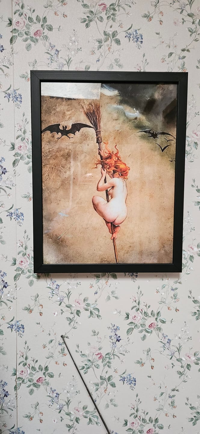 Customer photo review of The Witch (1882) by Luis Ricardo Falero