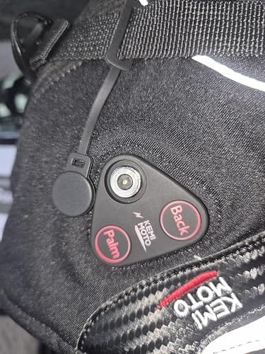 Customer photo review of Heated Motorcycle Riding Gloves
