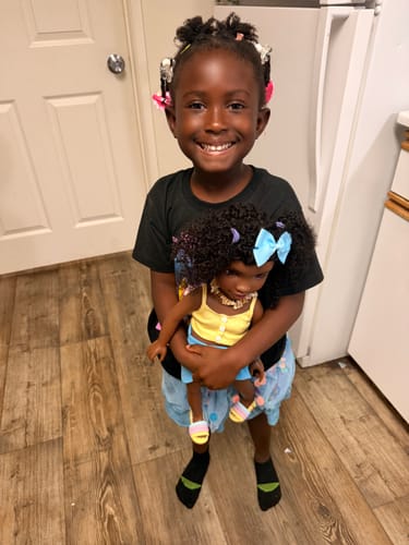 Customer photo review of Healthy Roots Dolls: Gaïana