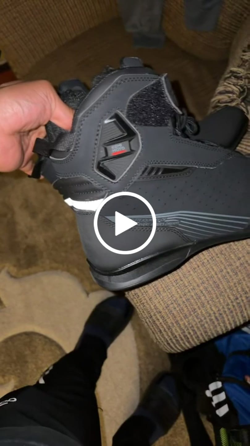 Customer video review of Men’s Ankle Motorcycle Boots For Riding & Travel