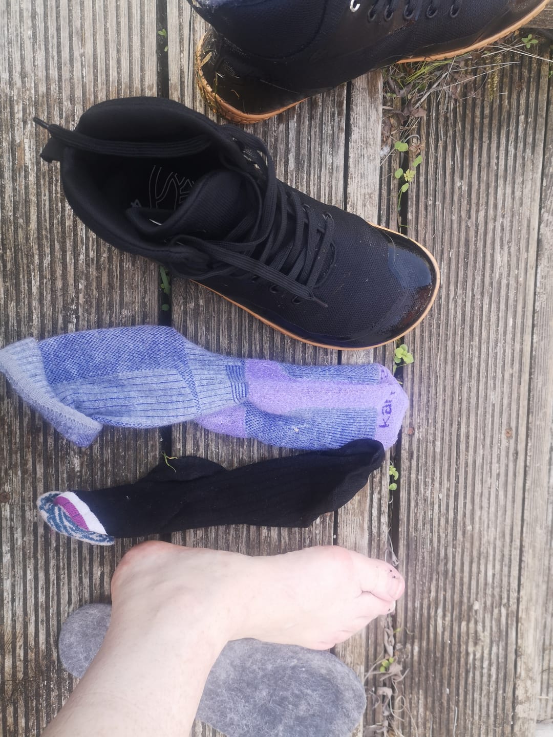 Customer photo review of Vaistoa Tuohi 2 | Barefoot Light Hiking Shoes