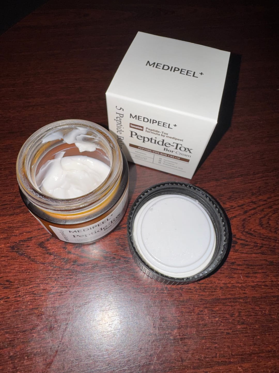 Customer photo review of Liftinga krēms ar peptīdu kompleksu Medi-Peel Peptide-Tox Bor Cream