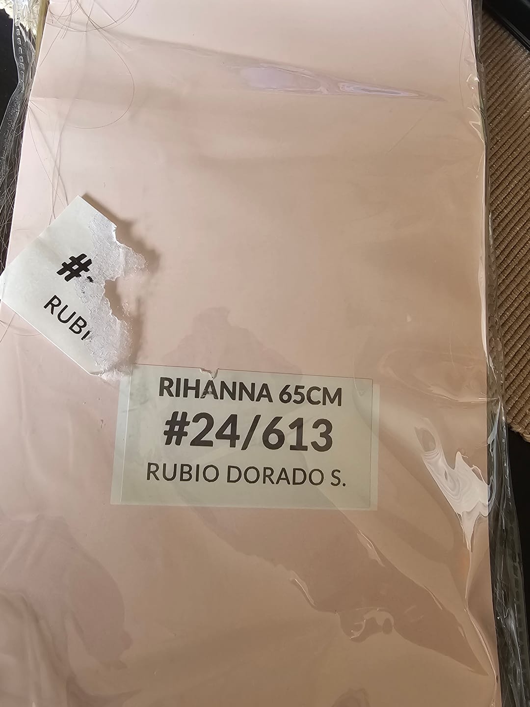 Customer photo review of Ponytail Rihanna 55cm Rizada