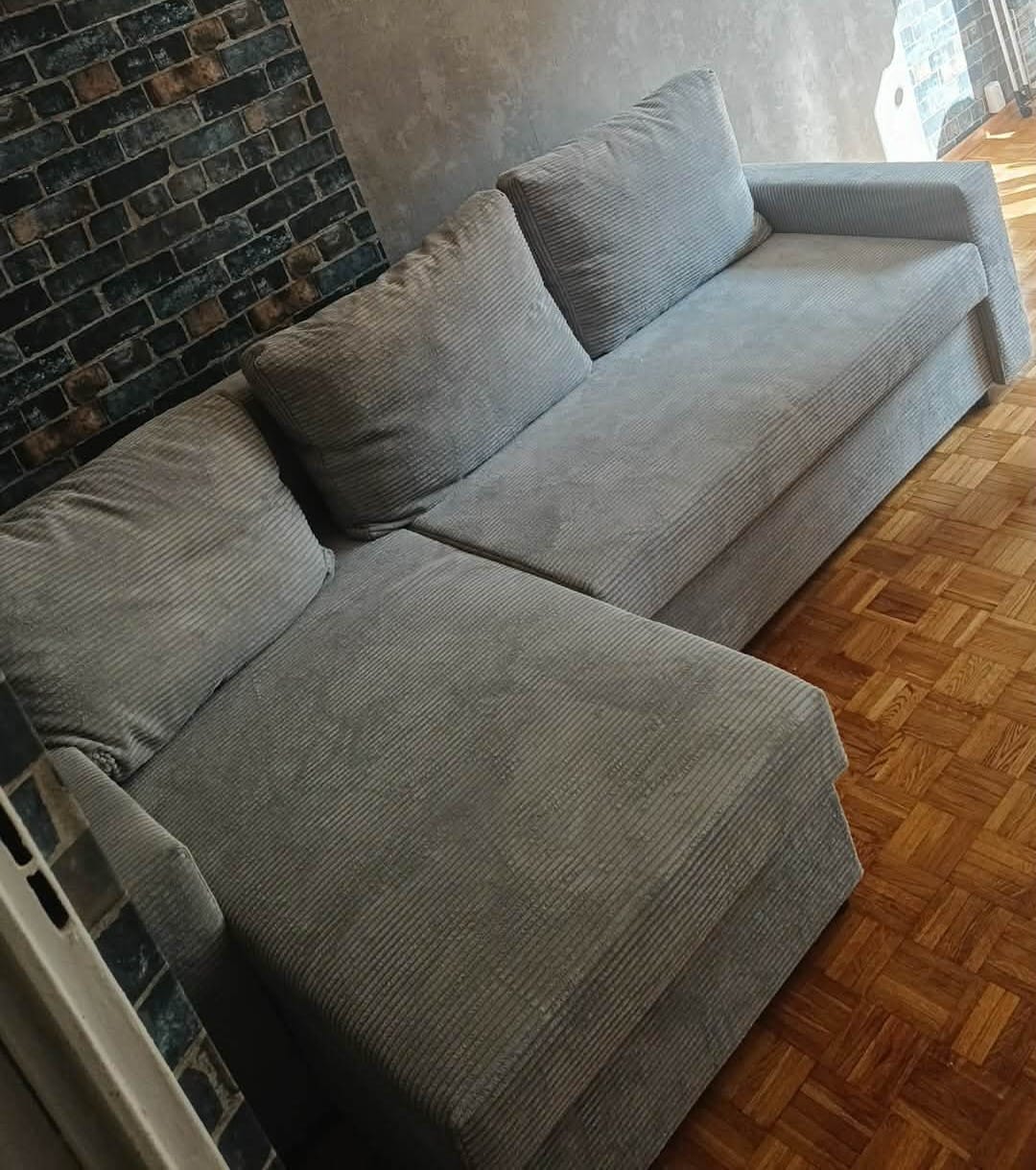 Customer photo review of Narożnik NEO BP sztruks