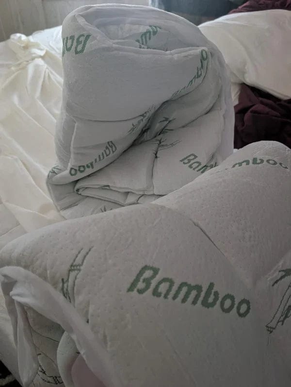 Customer photo review of Surmatelas En Bamboo Douvéa