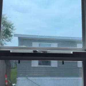 Customer photo review of Protezione Privacy Pellicola Vetri Effetto Specchio One-Way