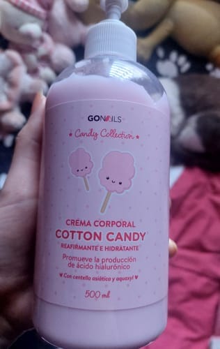 Customer photo review of Crema de Cuerpo Reafirmante e Hidratante - Cotton Candy