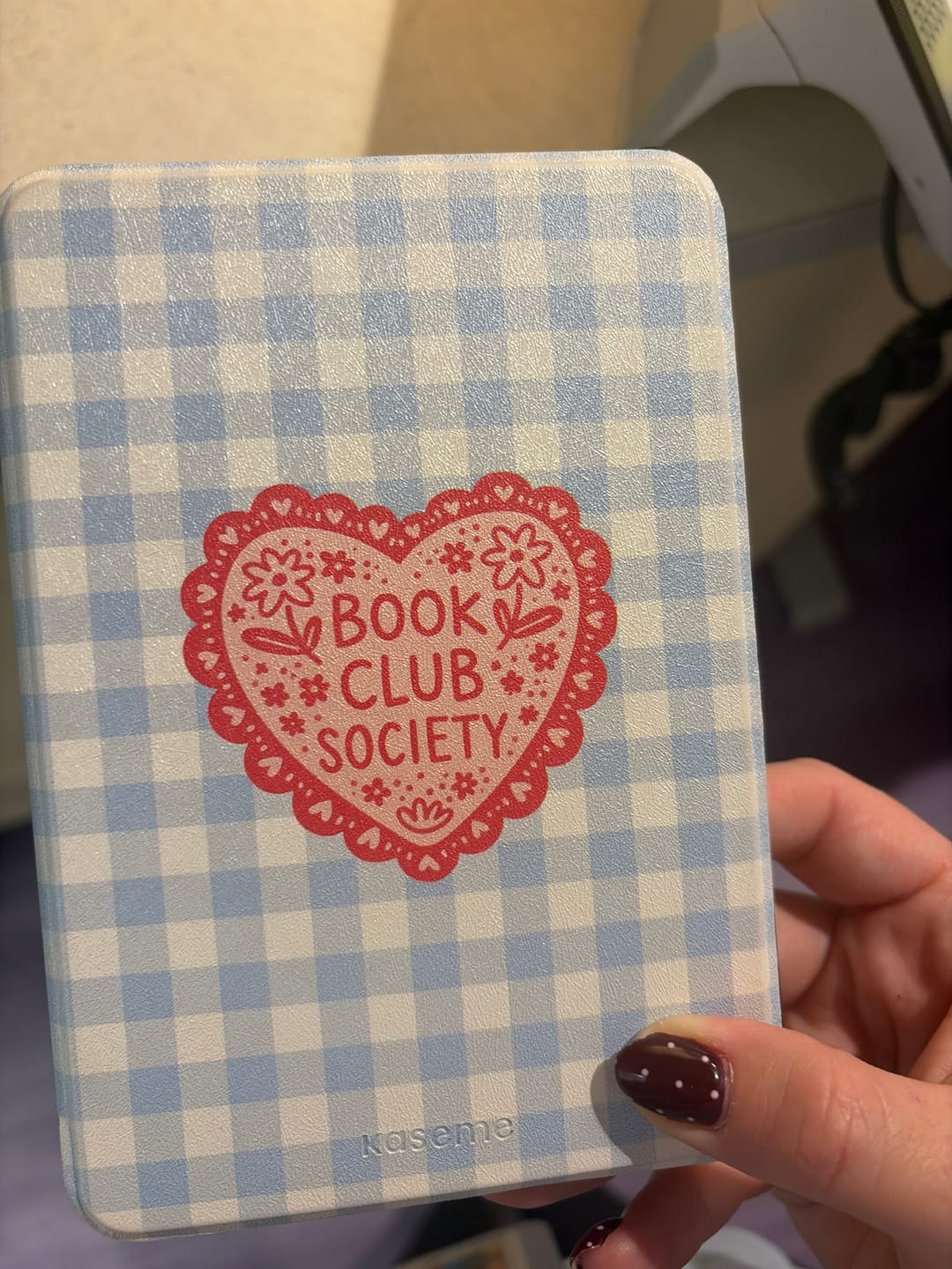 Customer photo review of Book Lover E-Reader Case
