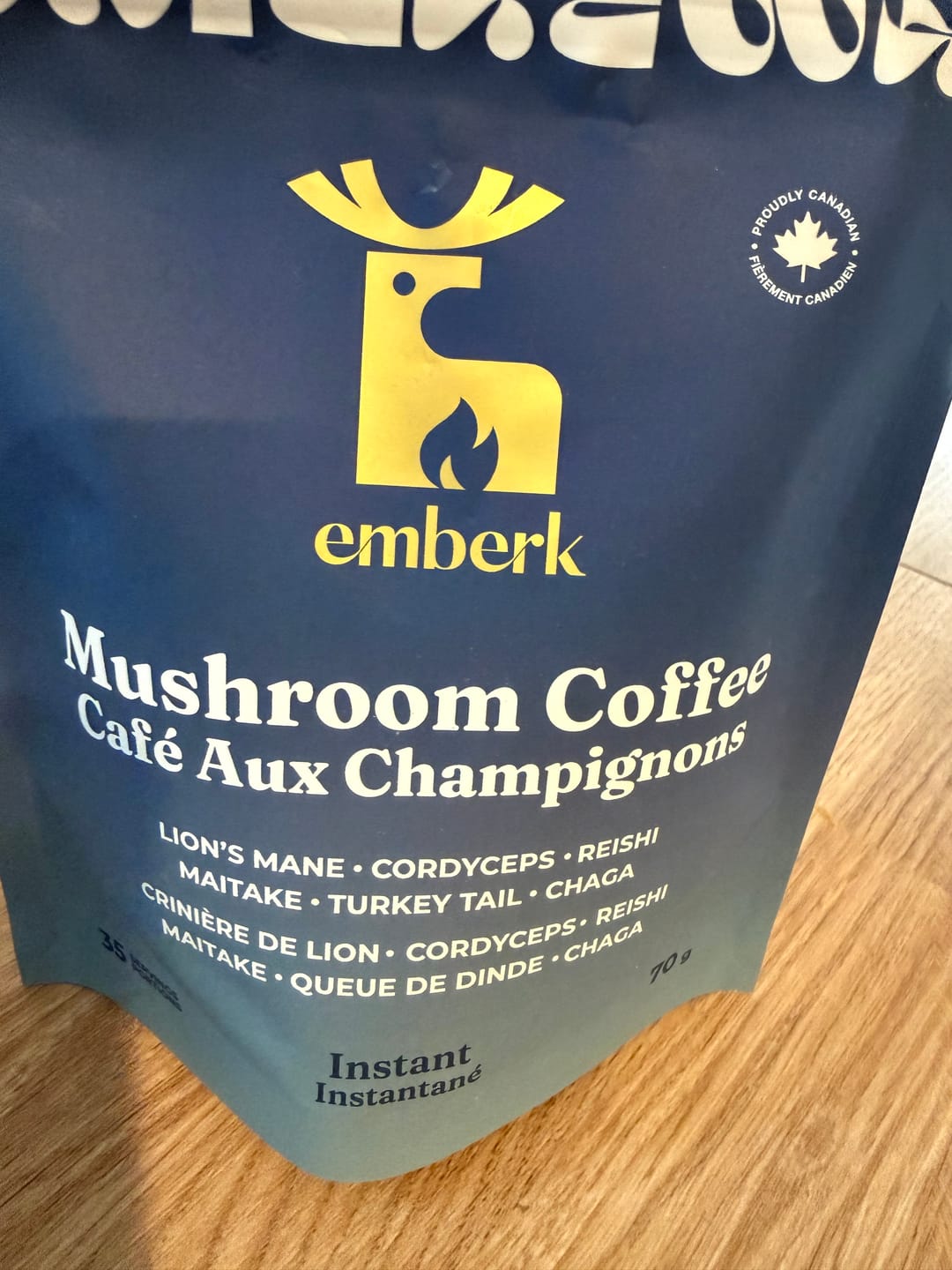 Customer photo review of Mushroom Coffee