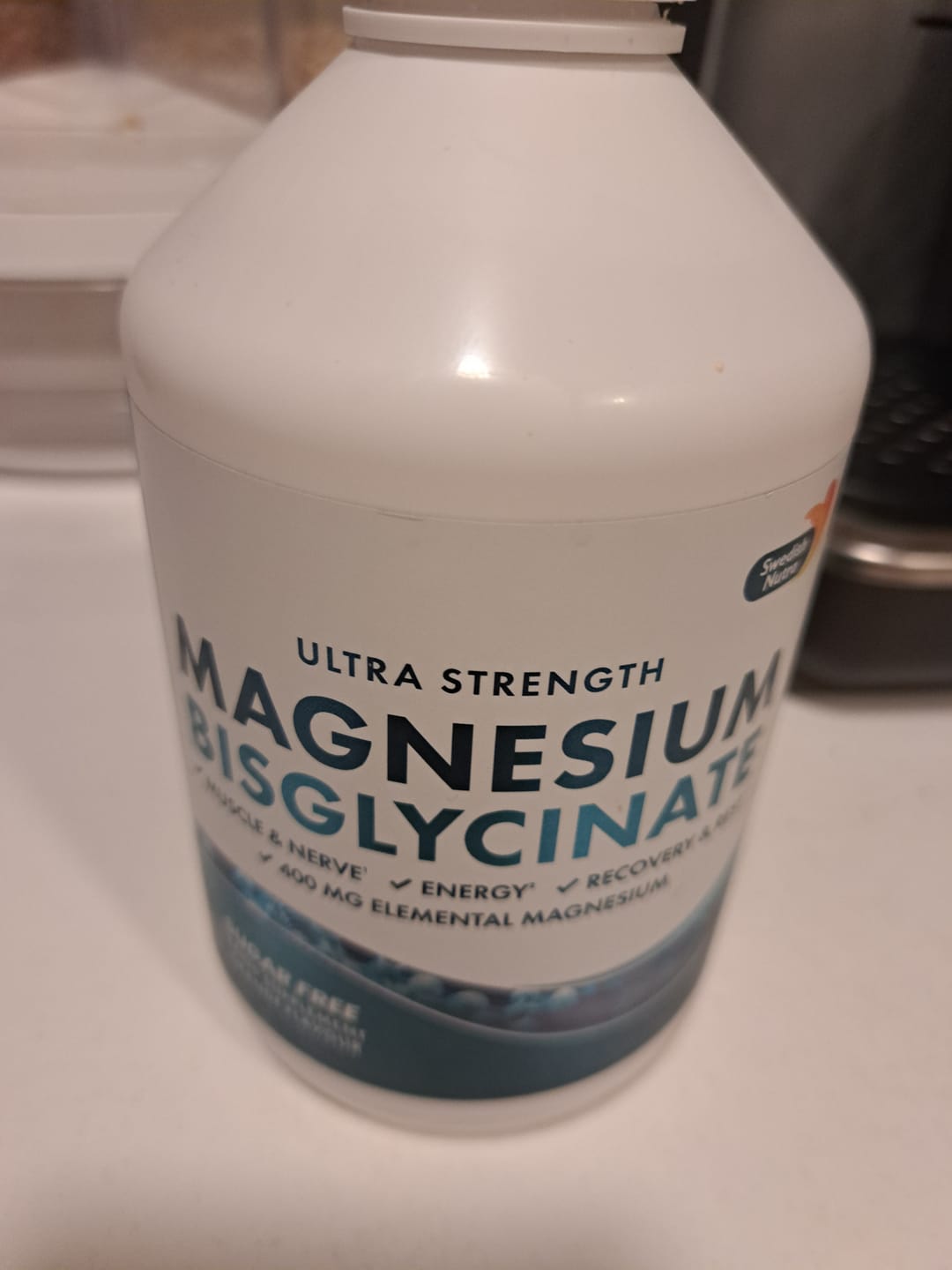 Customer photo review of Swedish Nutra - skystas magnio bisglicinatas su L-teaninu ir L-triptofanu, 500 ml