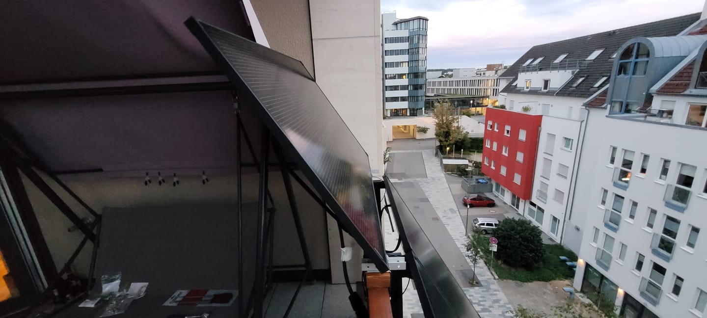 Customer photo review of Ray 200W Solarmodul Komplett Schwarz