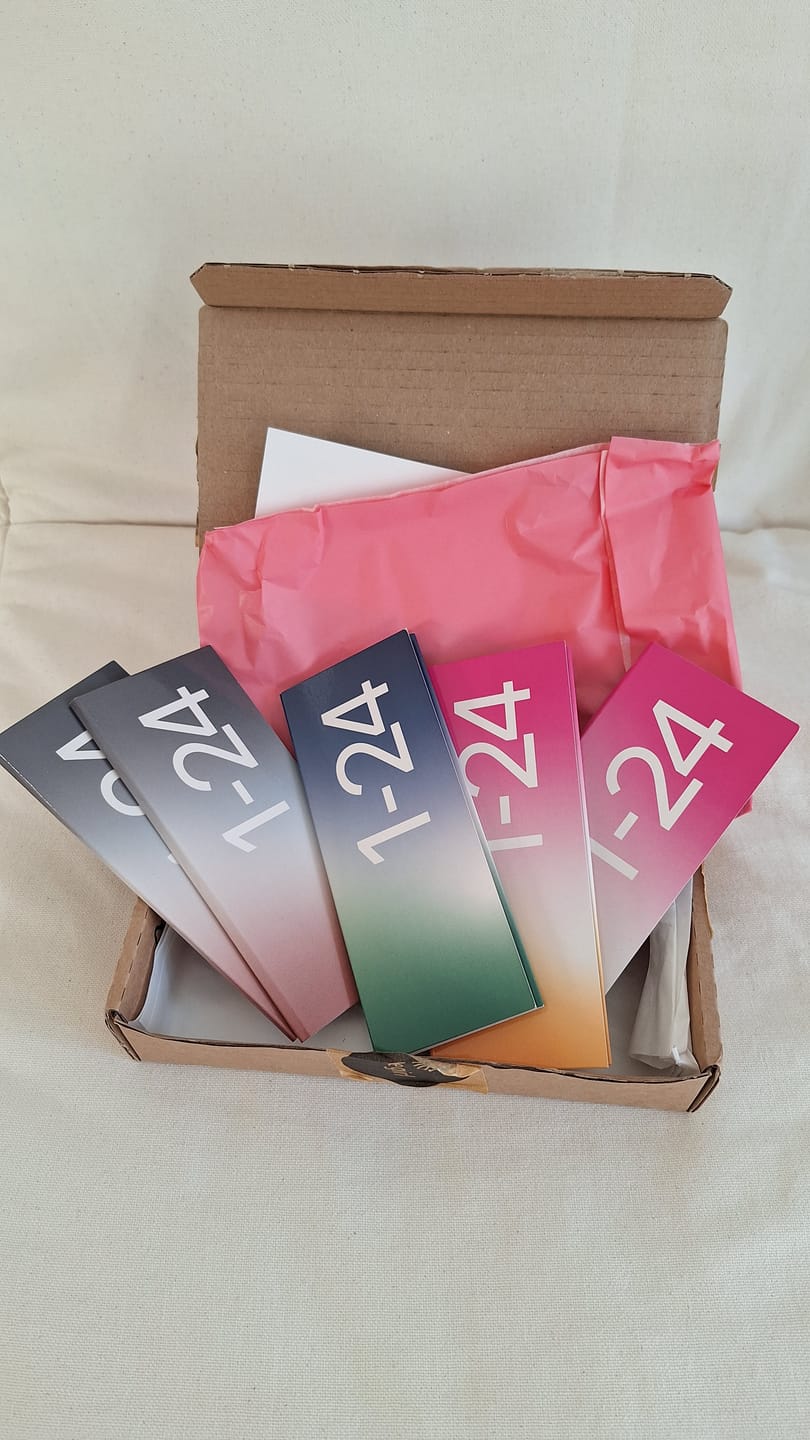 Customer photo review of ADVENTSKALENDER Streichhölzer Foggy Maroon