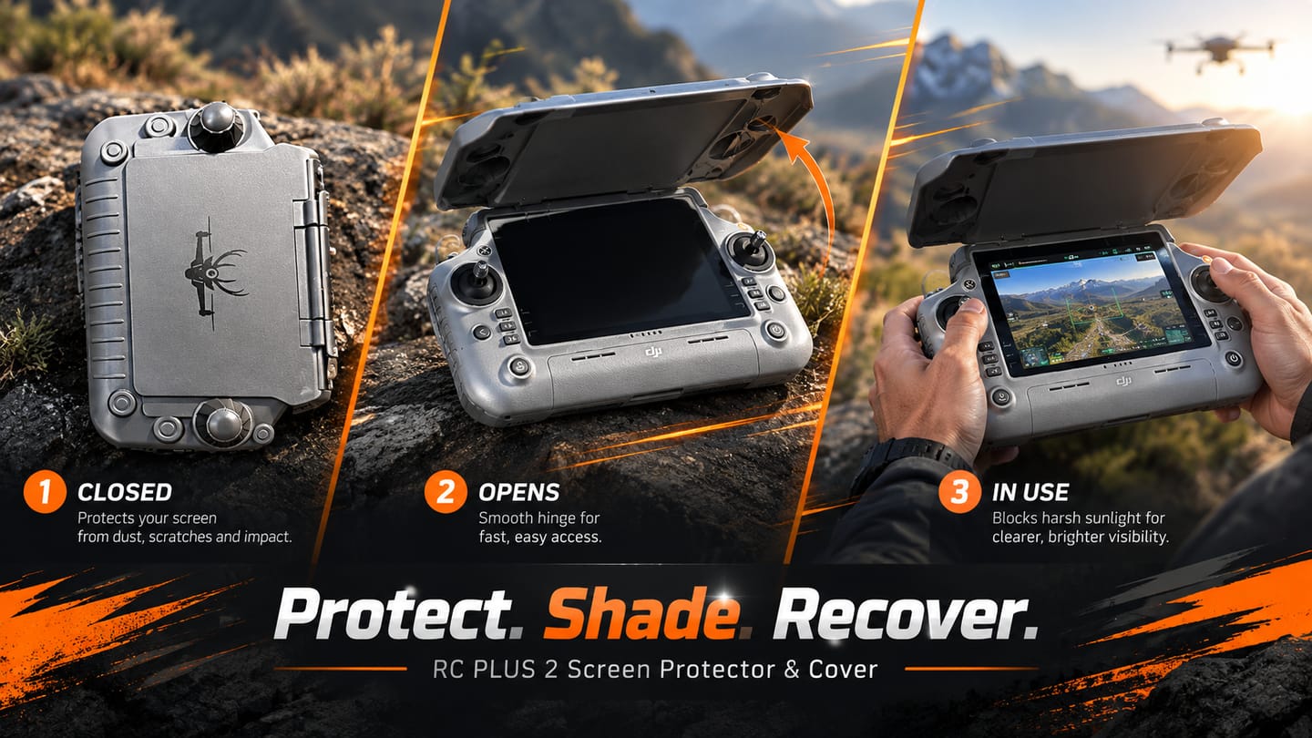 Customer photo review of RC PLUS 2 Remote Controller Screen Protector & Cover