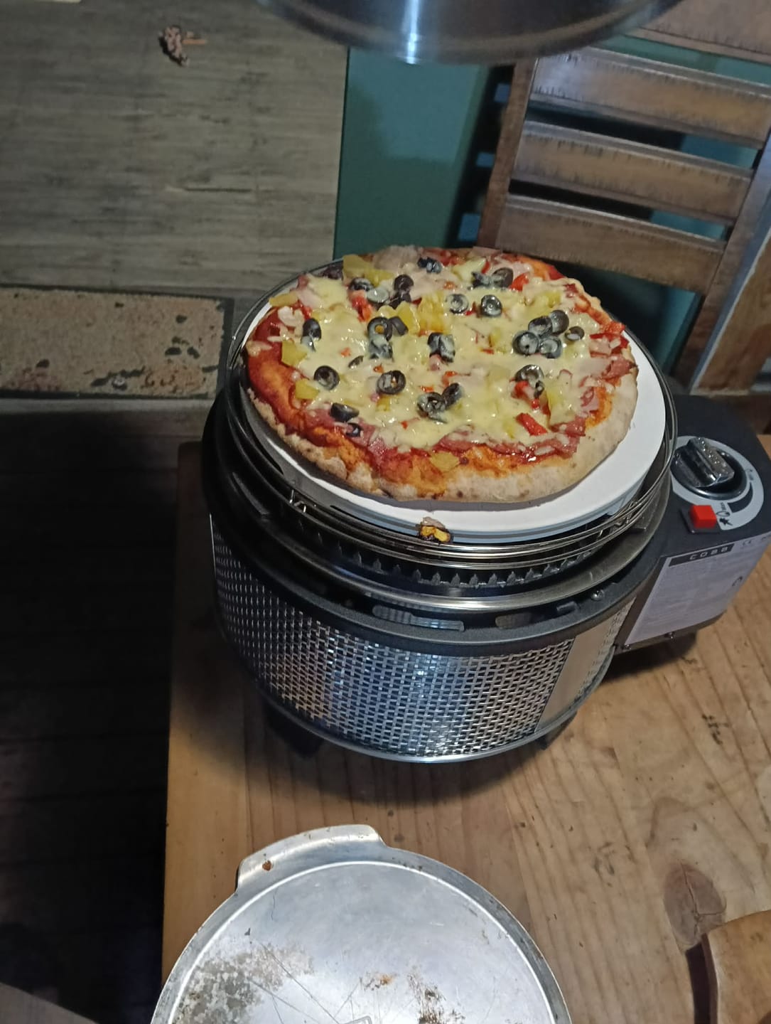 Customer photo review of COBB Grill Gas Bundle + FREE Pizza Stone