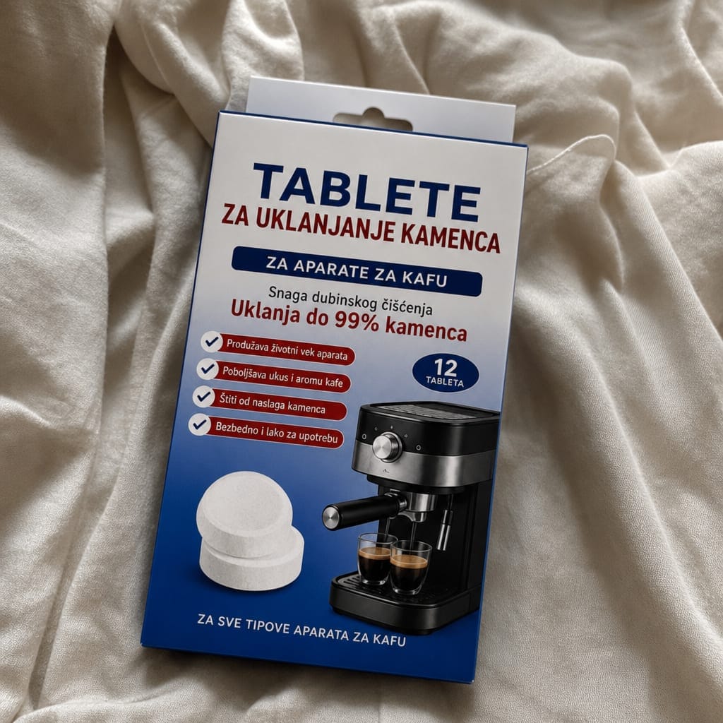 Customer photo review of Tablete za čišćenje aparata za kafu – 12 kom