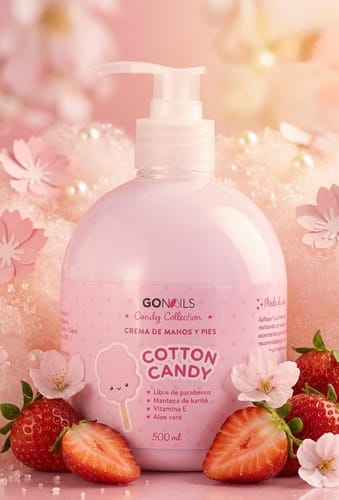 Customer photo review of Crema de Manos y Pies - Cotton Candy 500 ml