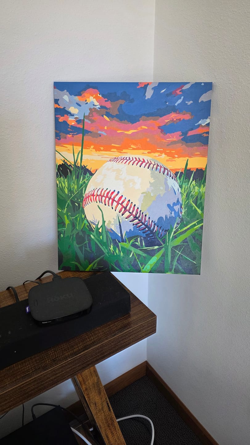 Customer photo review of Baseball Sunset