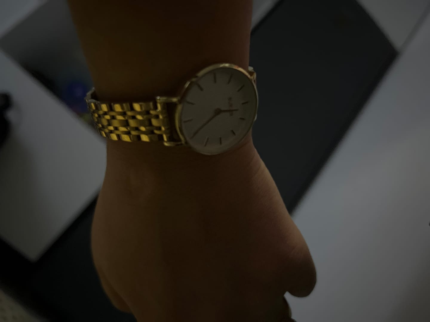Customer photo review of Sophie Gold White