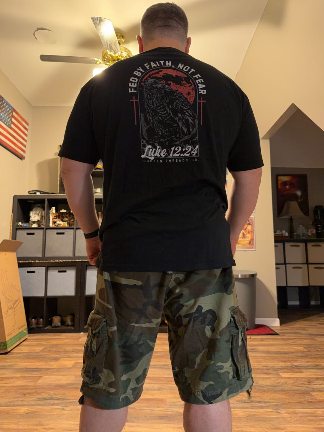 Customer photo review of Die To Self Heart & Dagger T-Shirt