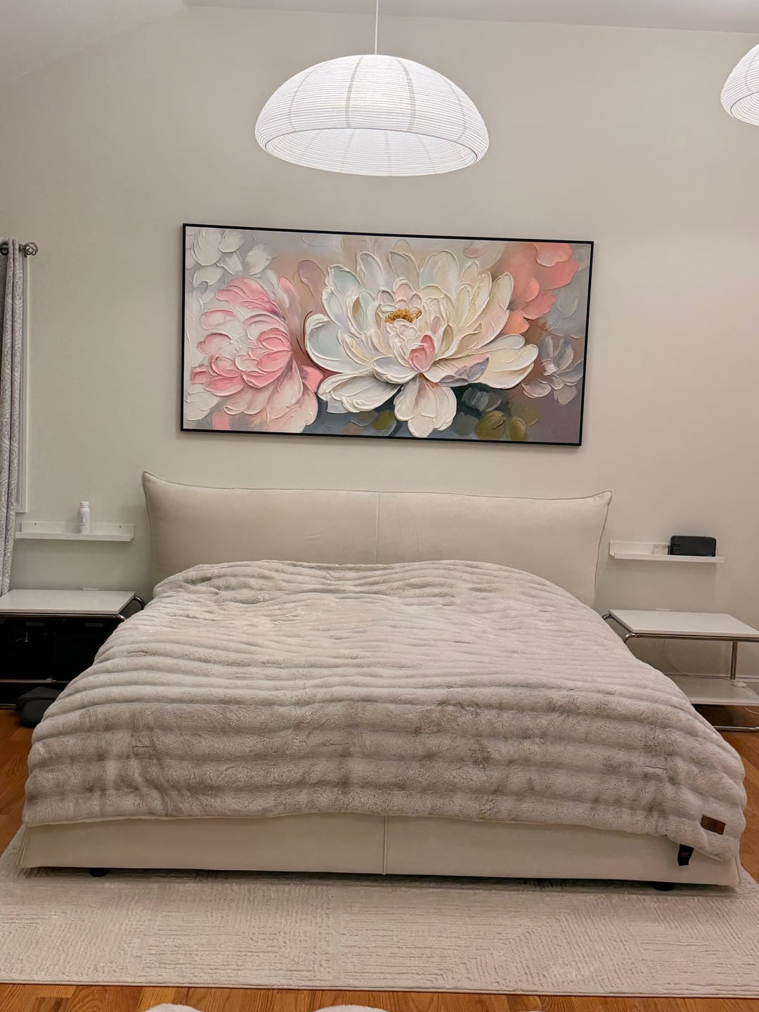 Customer photo review of Colorful Flower & Tree Abstract Textured Wall Art #ML053