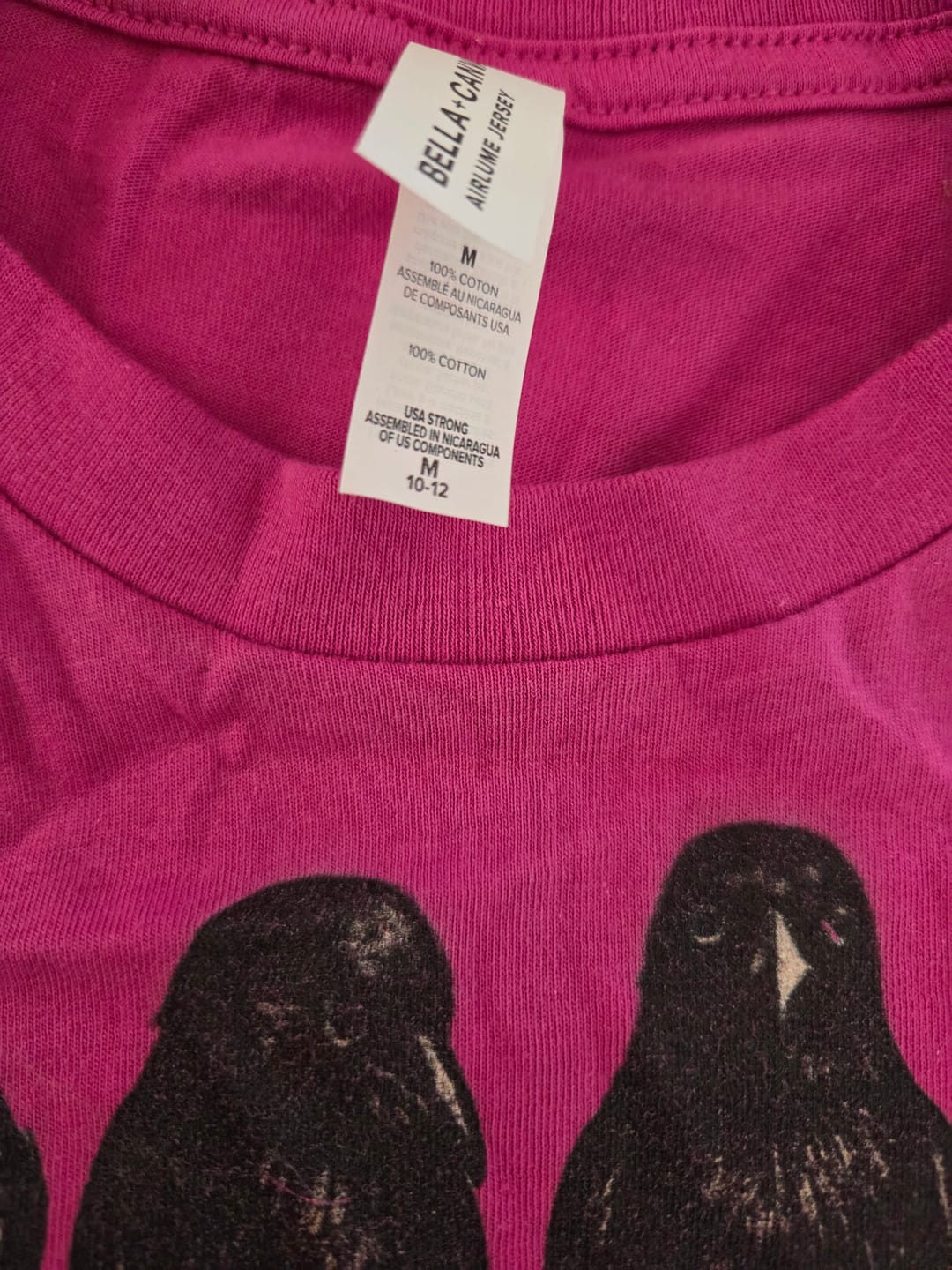 Customer photo review of Murder In Progress Crows V-Neck T-Shirt