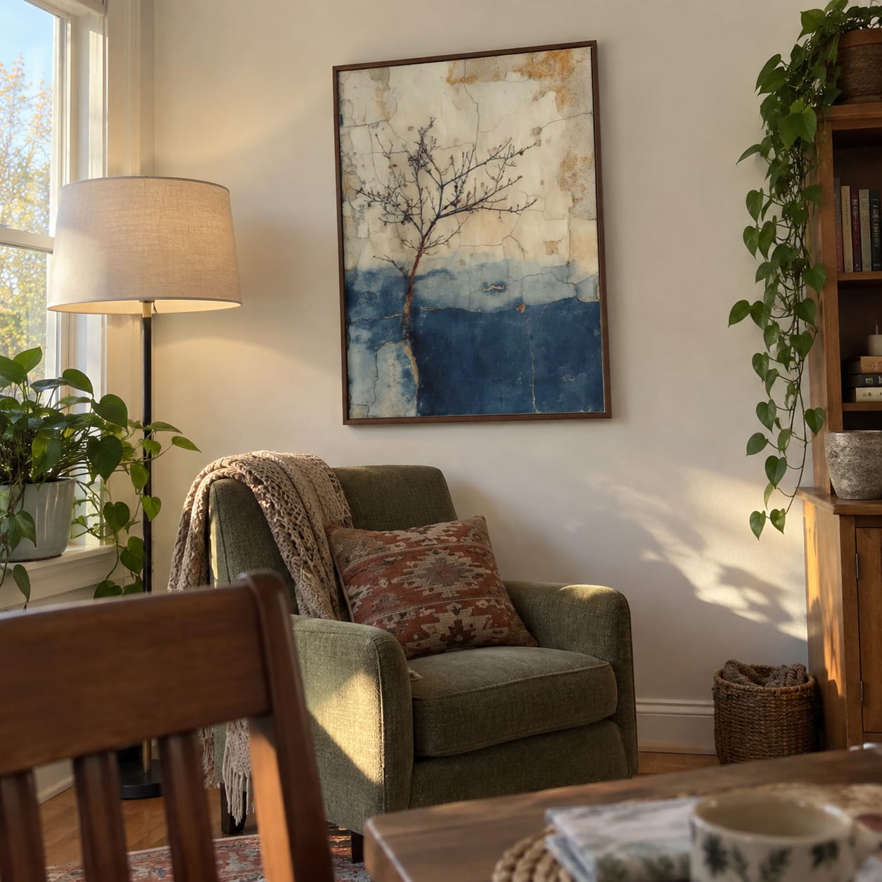 Customer photo review of Indigo-Bough