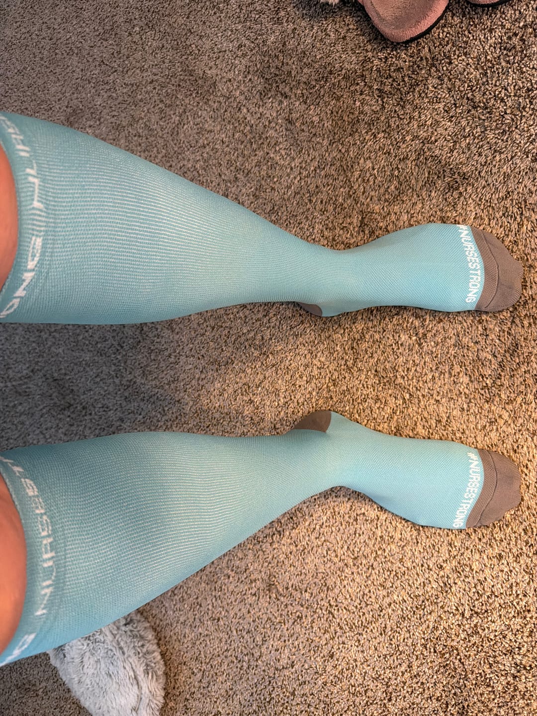 Customer photo review of NurseStrong Performance Compression Socks