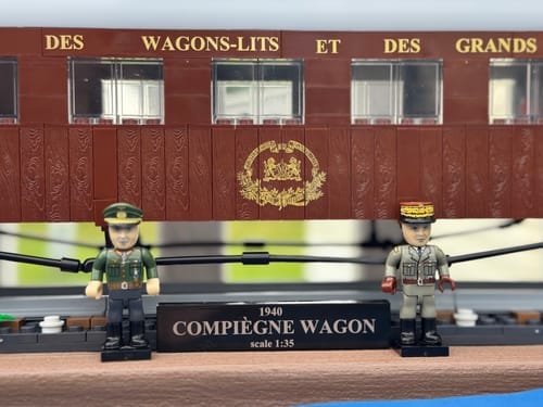 Customer photo review of COBI Compiègne Wagon (22 June 1940) Train Car : Set #6289