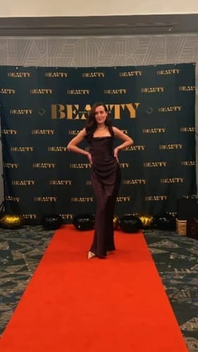 Customer photo review of Cornelia Maxi Dress