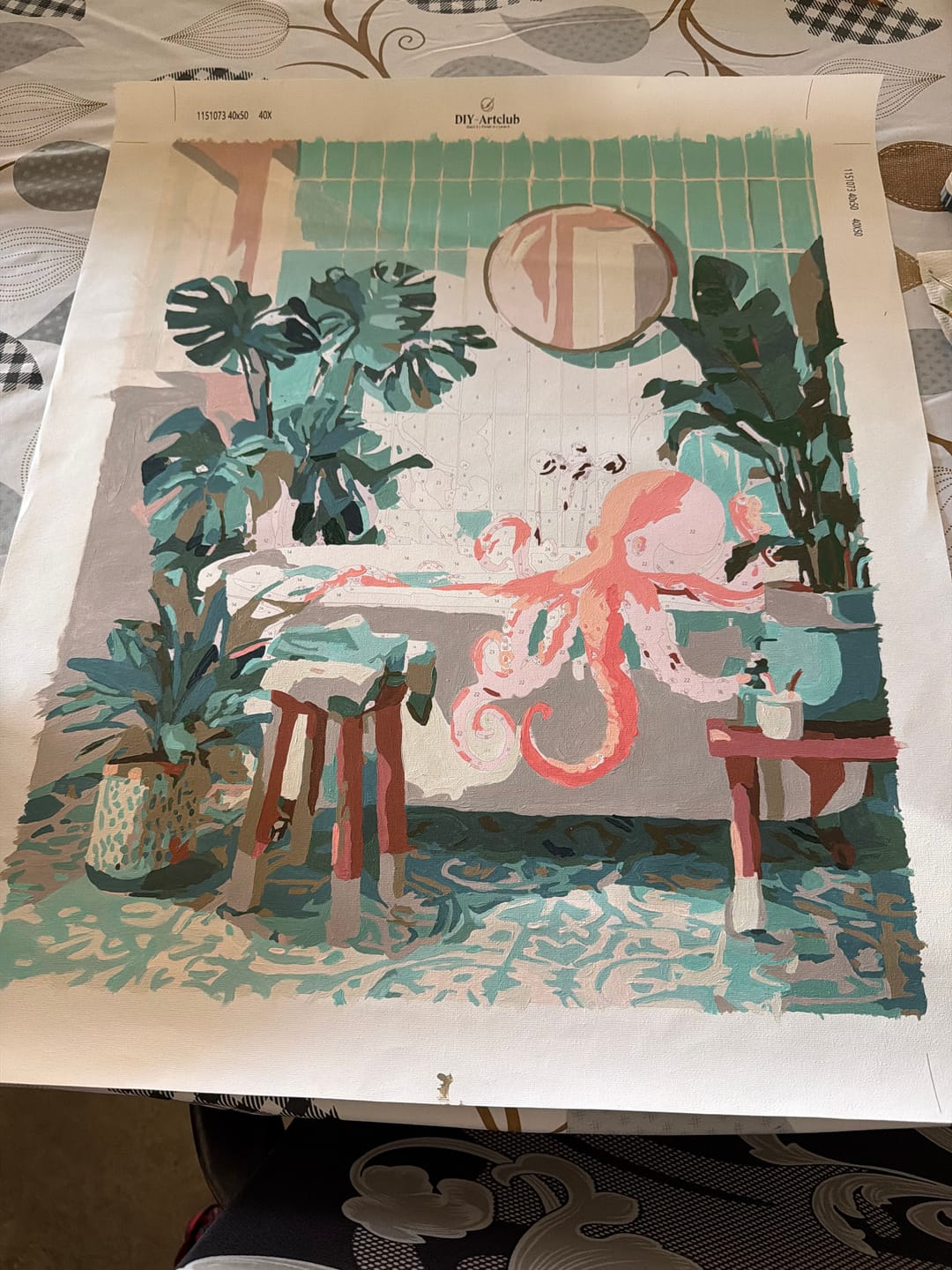 Customer photo review of Octo bath | Paint by Number