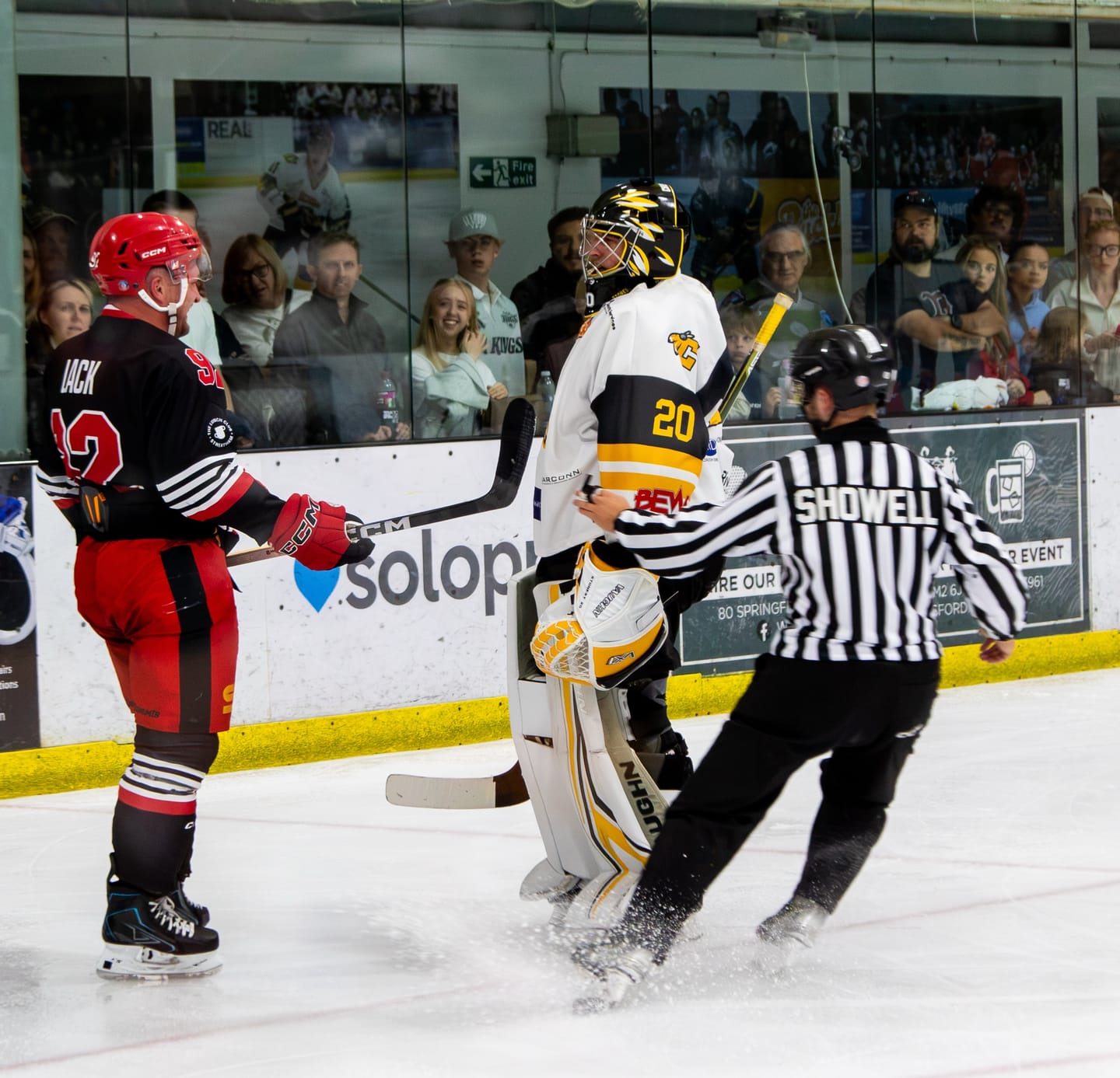 Customer photo review of ZL-PRO HOCKEY REFEREE JERSEY WITH SNAPS - LINESMAN
