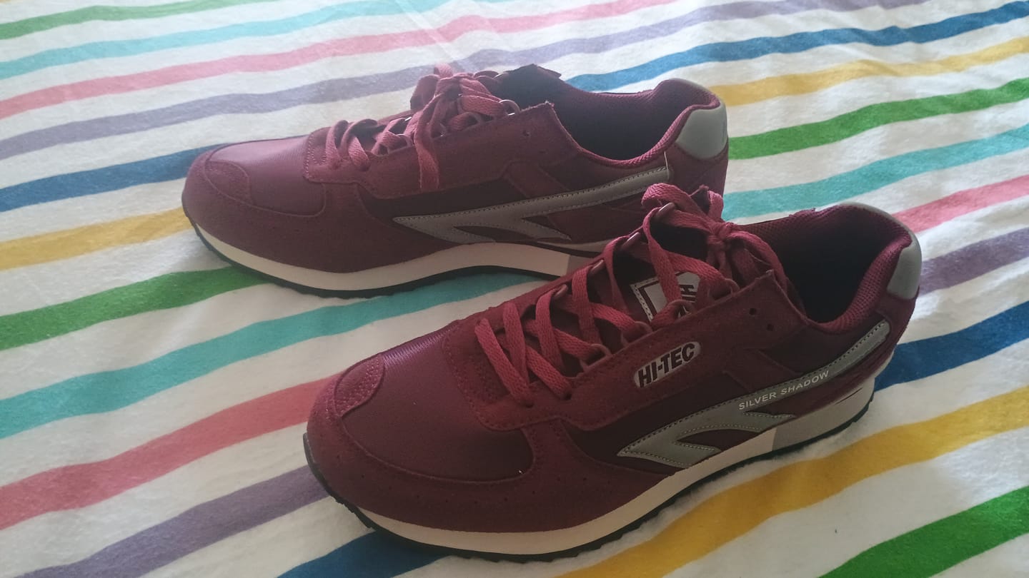 Customer photo review of Mens Silver Shadow Trainers