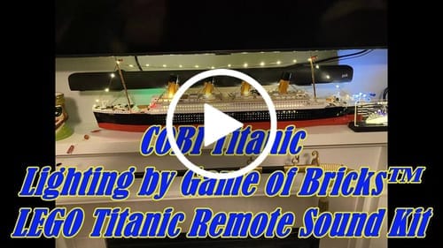 Customer photo review of COBI R.M.S. Titanic 1:300 Scale : Set #1686