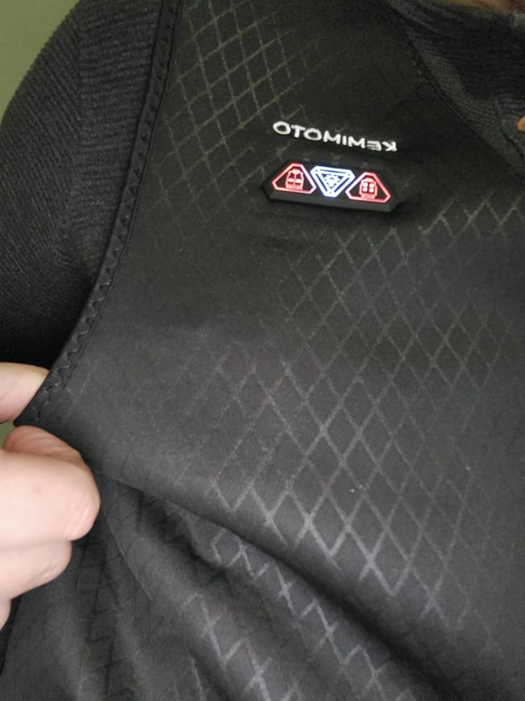Customer photo review of Plaid Heated Vest with Battery Pack