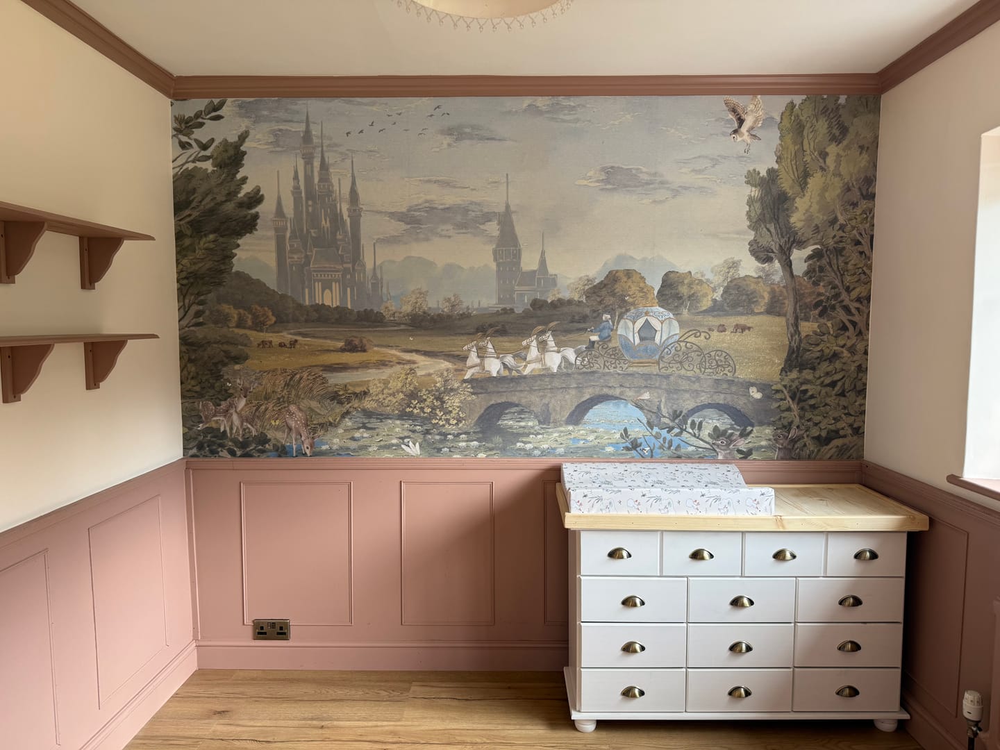 Customer photo review of Ella - Princess Castle Wallpaper Mural