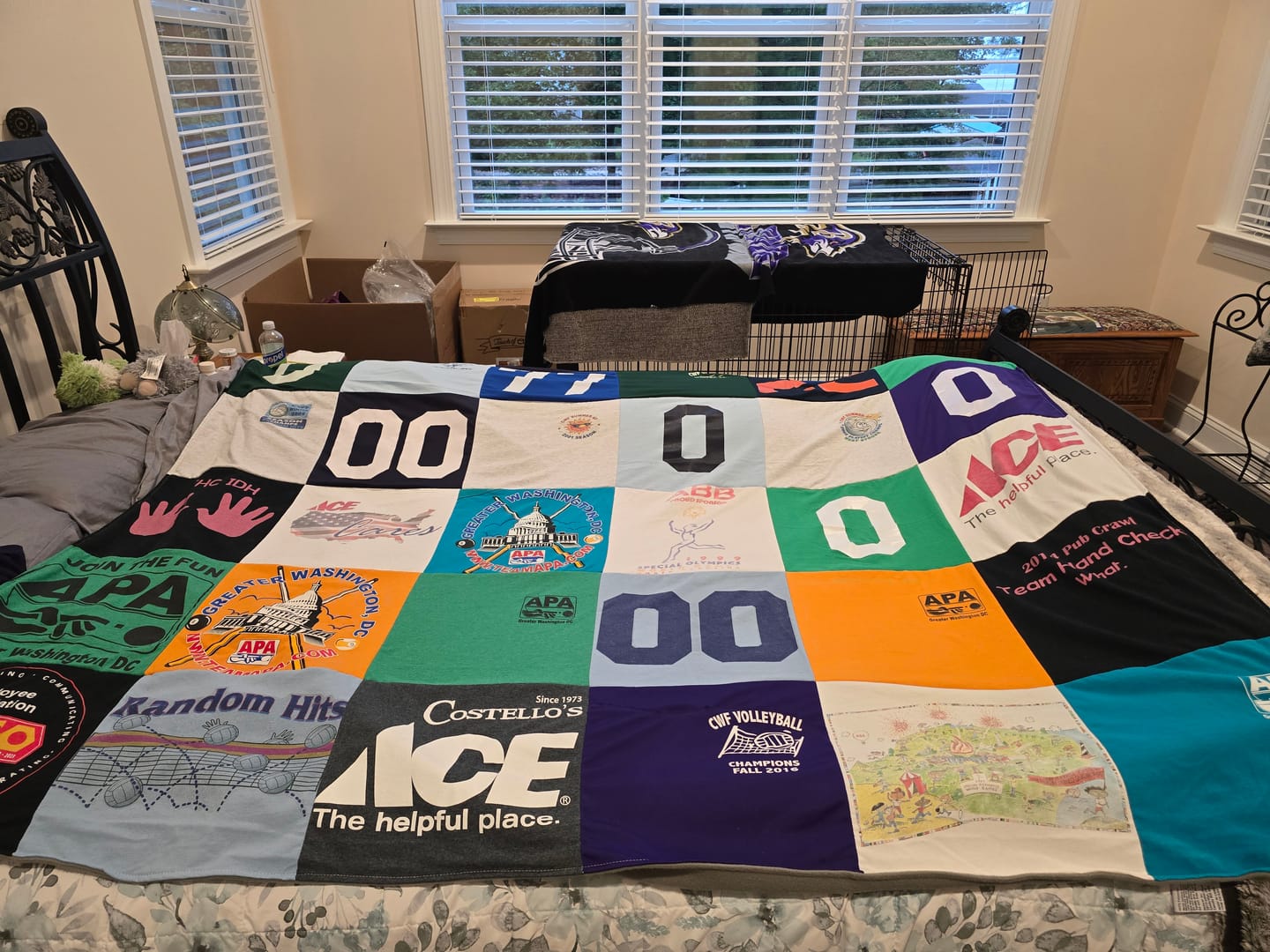 Customer photo review of Project Repat T-Shirt Quilt