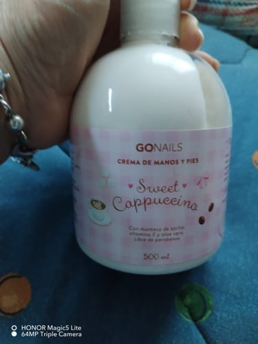 Customer photo review of Crema de Manos y Pies - Sweet Cappucino 500 ml