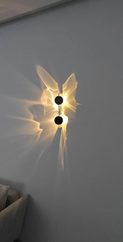 Customer photo review of Applique murale vagues lumineuses