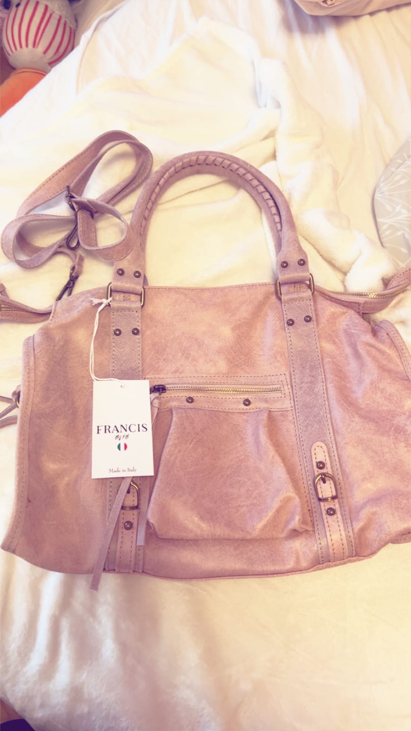Customer photo review of It girl bag vanilla pink